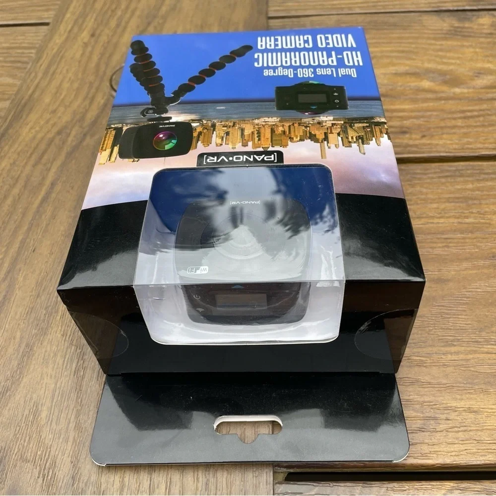 PanoVR 360-Degree Dual Camera with 1080p HD Video Recording dual lens